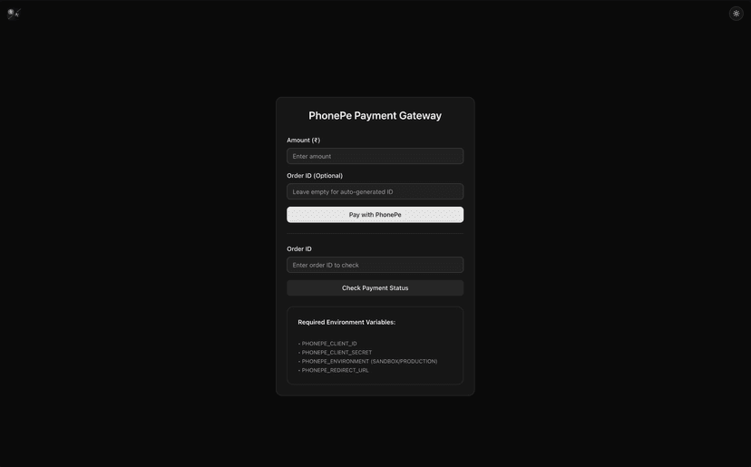 PhonePe Gateway